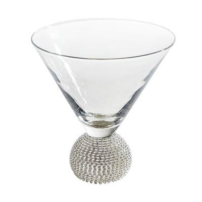 Silver Stemless Martini Glass | Pier 1 Imports