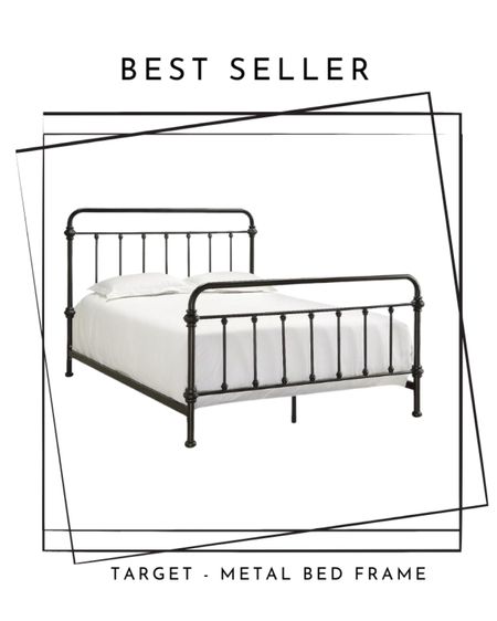 Elevate your bedroom / guest bedroom with this best selling metal bed frame from Target. Such a chic piece to make your room feel luxe 

#bedroom #bed #furniture #homedecor #targethome 

#LTKfamily #LTKhome #LTKSeasonal