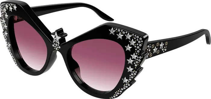 Gucci 52mm Cat Eye Sunglasses | Nordstrom | Nordstrom