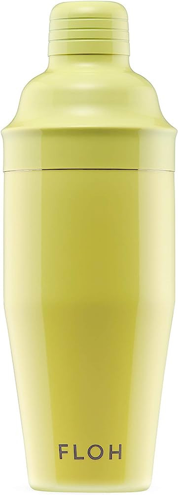FLOH Cocktail Martini Shaker in Yellow Stainless Steel, 25 Oz. | Amazon (US)