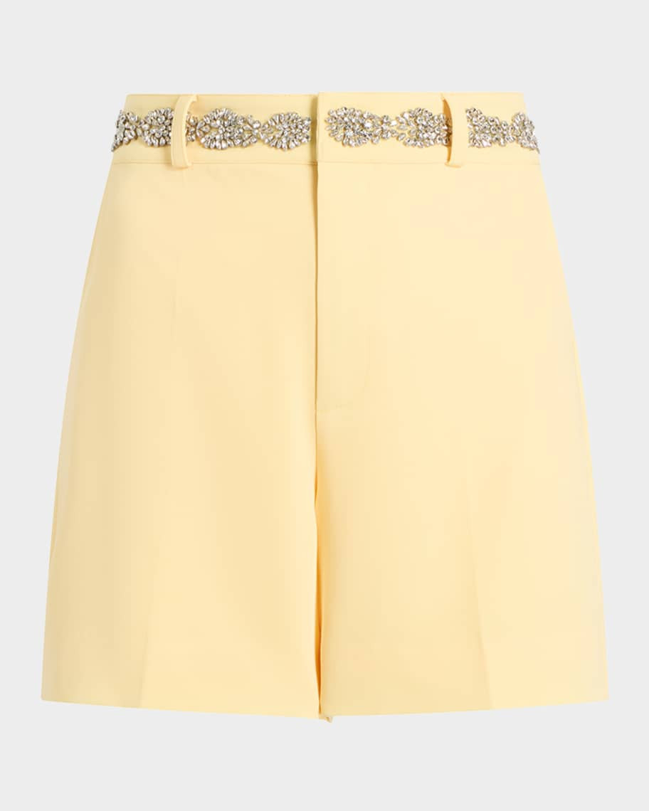 Cinq a Sept Samina Embellished Shorts | Neiman Marcus