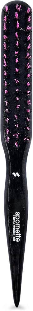 Spornette Little Wonder Teasing Brush, Boar & Tourmaline Nylon Bristles - Tapered Handle for Back... | Amazon (US)
