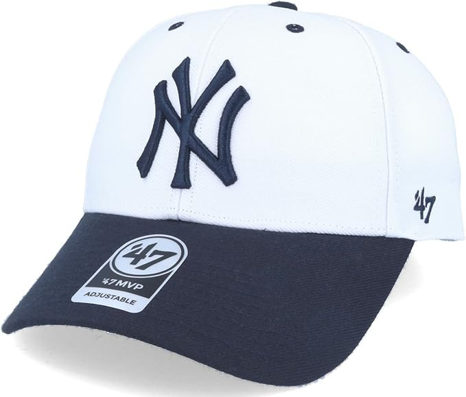 '47 Brand MLB New York Yankees MVP Cap - 2 Tone Black and White | Amazon (US)