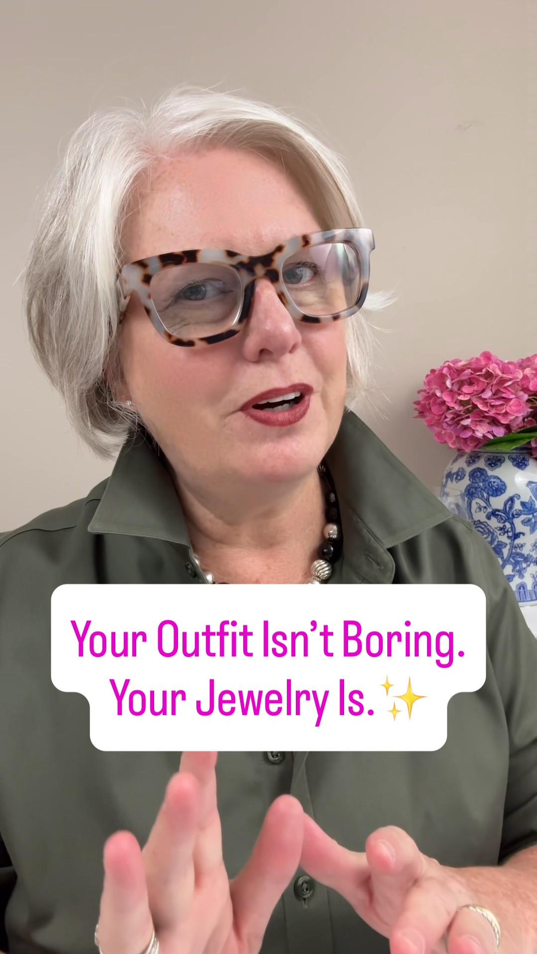 If you put on a perfectly good top and pants and it still looks unfinished, don’t change your clothes. Try the right jewelry.
A long corded pendant gives a plain tee or knit a focal point. This one comes in gold and silver, so nobody has to choose teams.
These sculptural hoops are interesting enough to be noticed, but not so fancy that they require dinner reservations.
Bracelet stacks are everywhere, and this mixed-metal stretch stack does the work for you. Push up your sleeve, add the bracelets, and suddenly the outfit looks intentional.
A layered beaded necklace adds texture to a solid shirt without adding another piece of clothing—and sometimes that is exactly what the outfit needed.
And these mixed-metal medallion earrings let your gold rings and silver watch live happily together. Yes, they’re allowed to mingle.
These trends work with the clothes you actually wear.

#LTKSeasonal #LTKOver40 #LTKMidsize