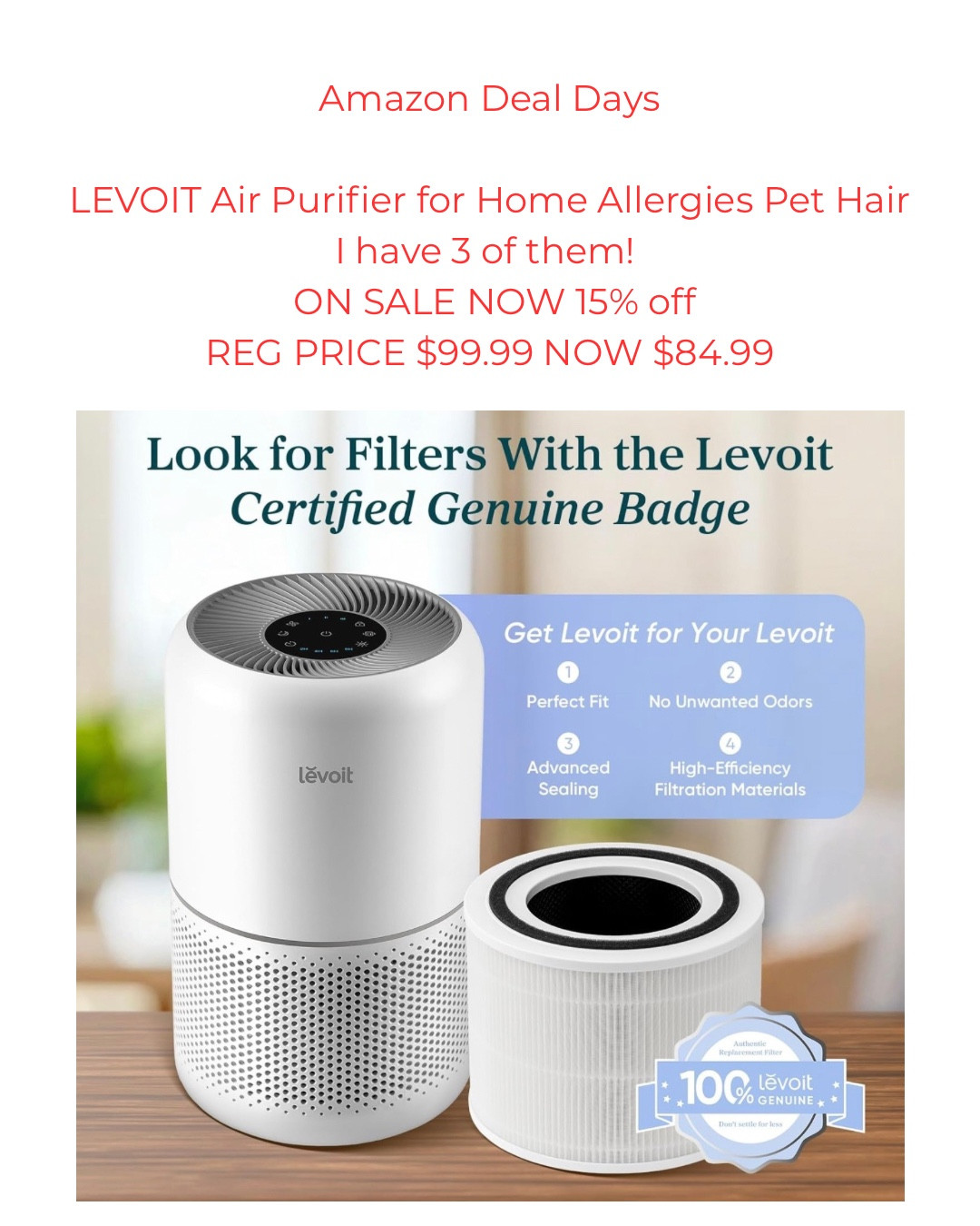 These are 4 of my ride-or-die Amazon faves I use every single day. I own them, love them, and yep… can’t live without them.
✔️ Air purifier I own x3 (because pets)
✔️ Echo Show 8—my kitchen BFF
✔️ Ring doorbell—peace of mind, half off
✔️ Dyson V11—pet hair doesn’t stand a chance
All on major sale for Prime Days, so run, don’t scroll 👏

🛒 Everything is linked for you in my LTK!

#LTKPrimeDay #LTKSaleAlert #AmazonMustHaves #AmazonFinds #PrimeDayDeals #LTKHome #SmartHome #PetParentEssentials #DailyFavorites #AmazonPrimeFinds #LTKTech #LTKClean

#LTKHome #LTKSaleAlert #LTKPets