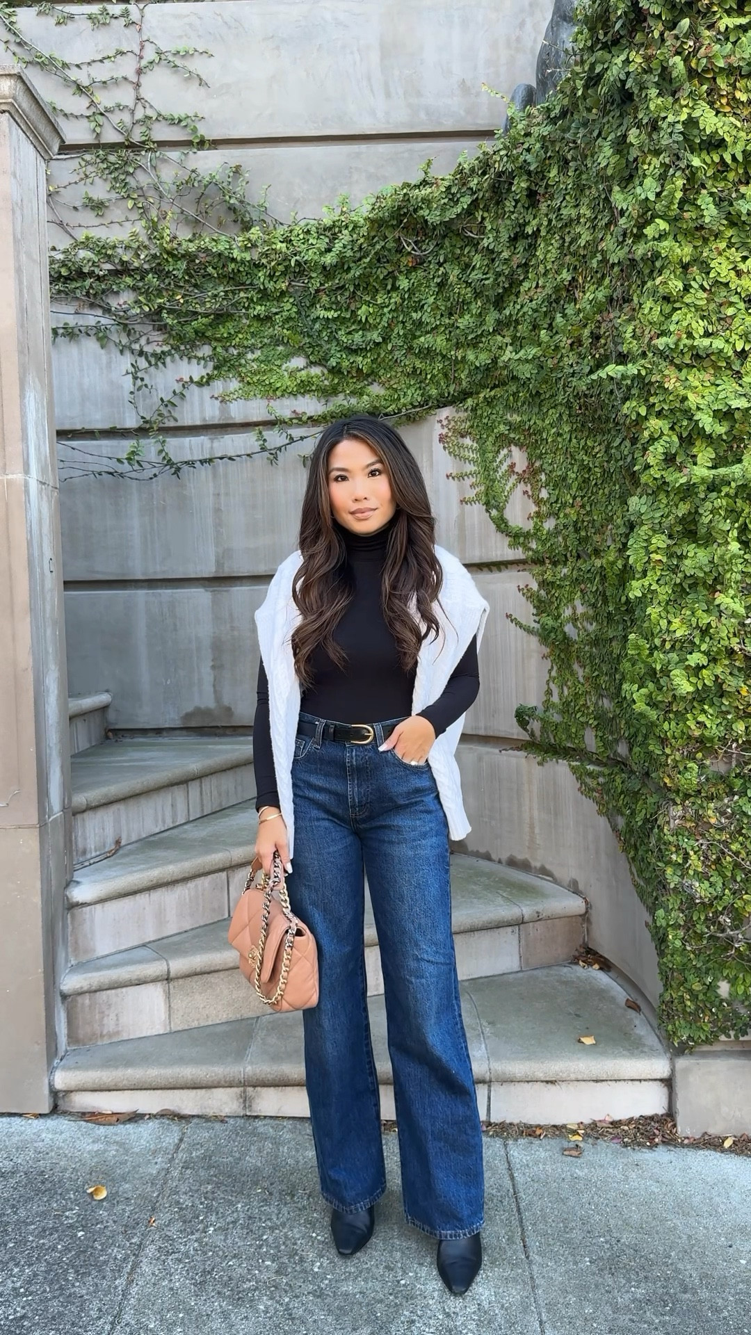 My favorite fall staples!! The best $48 turtleneck is finally restocked in all colors just in time for the fall season! 

Sizing:
Cream sweater - tts, xs oversized fit 
Turtleneck - tts, xs
Belt - tts, xs
Jeans - tts, 25 in be dark about bleu wash
Booties - sized up 1/2 size 

#LTKPetite #LTKFindsUnder100 #LTKFindsUnder50