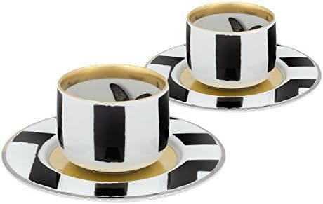 Set 2 Coffee Cups & Saucers - Christian Lacroix - Sol Y Sombra | Amazon (US)