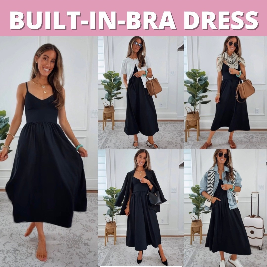 Built in bra dress - wearing my true to size xsmall

#LTKWorkwear #LTKTravel #LTKootd
