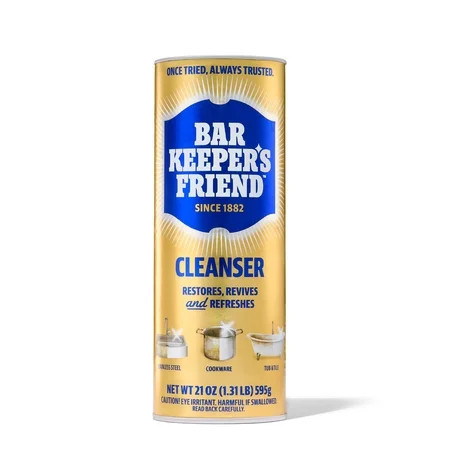 Bar Keepers Friend Cleanser Powder 21 OZ - Trusted Multi-Purpose Cleaner Since 1882 | Walmart (US)
