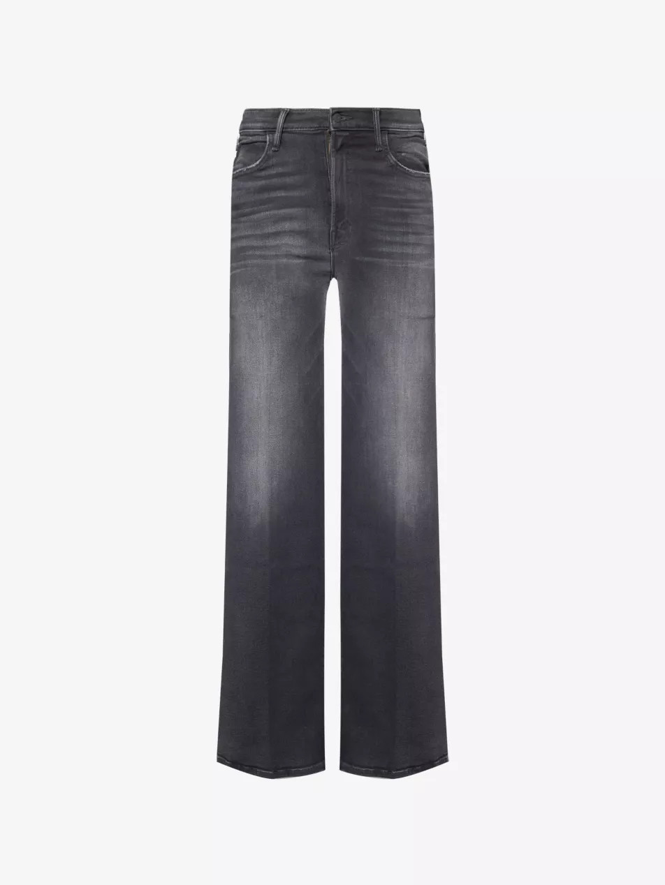 The Hustler Roller Sneak faded wash straight-leg mid-rise stretch-denim blend jeans | Selfridges