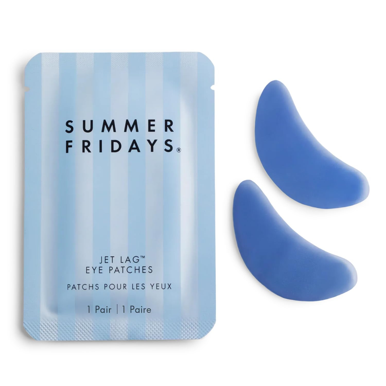 Summer Fridays Jet Lag Under Eye Patches - Hydrating & Depuffing Hydrogel Eye Masks with Caffeine... | Amazon (US)