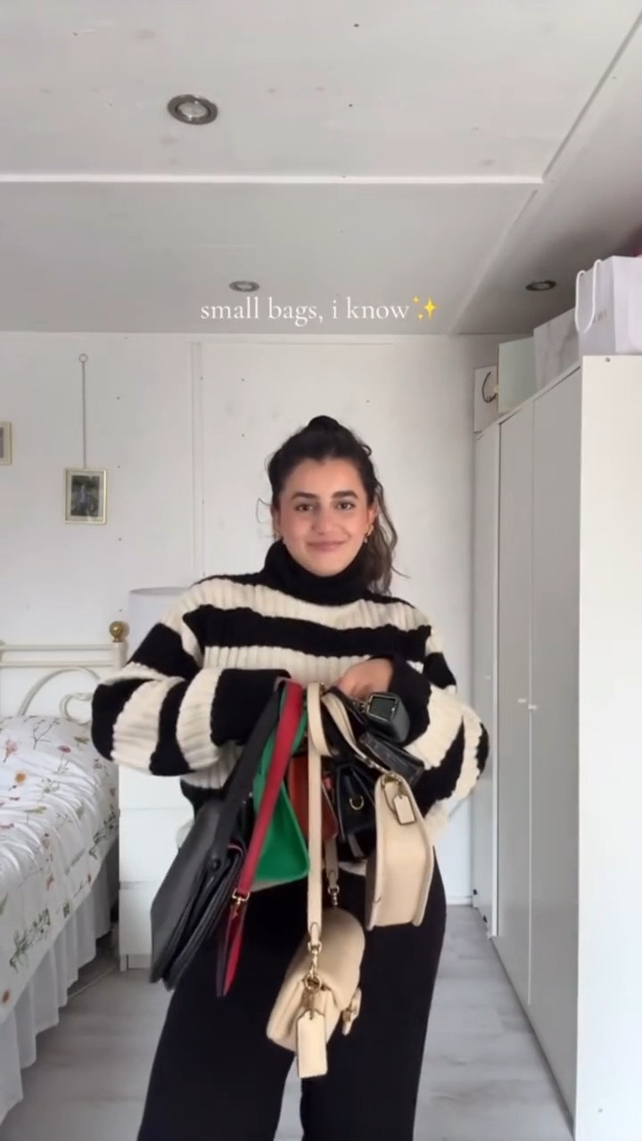 men i may not know, but SMALL BAGS, small bags i know✨

bags mentioned in my reel:
— vivienne westwood lizard doll bag
— polo ralph lauren mini bag 
— coach tabby pillow bag 18
— coach swinger bag 
— telfar small shopping bag 
— jacquemus le chiquto bag 
— guess mini top handle bag 
— marc jacobs shoulder bag (secondhand via vinted) 
— purificacion garcia red shoulder bag 

#ltk #ltkbagcrush #bags #bagchallenge 

#LTKstyletip #LTKbag #LTKautumn
