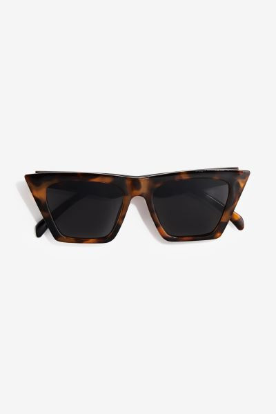 Cat Eye Sunglasses - Brown/tortoiseshell-patterned - Ladies | H&M US | H&M (US + CA)