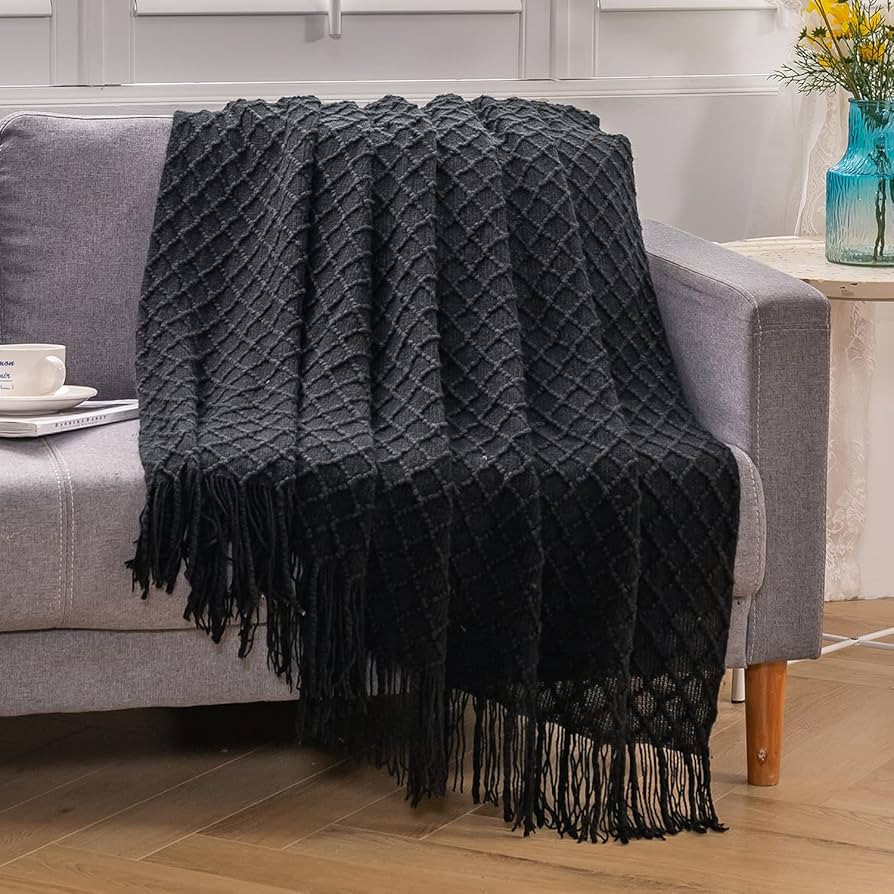 Lunarose Throw Blanket for Couch,Soft Cozy Knit Blanket,Lightweight Decorative Throw for Sofa Cha... | Amazon (US)