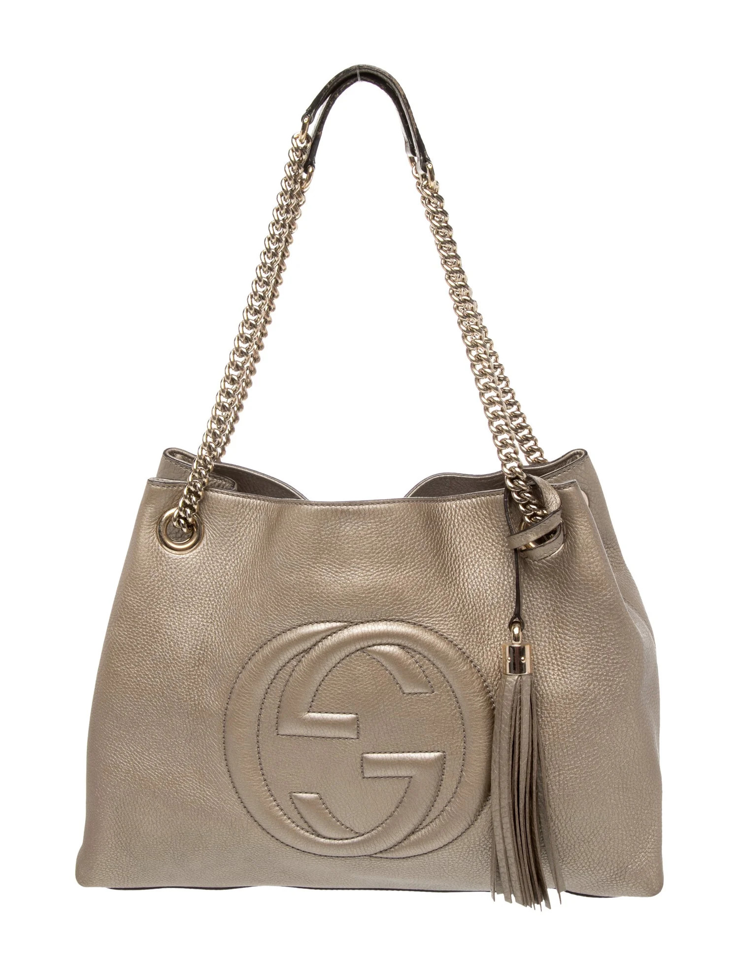 Gucci Interlocking G Soho Medium - Metallic Shoulder Bags, Handbags - GUC2018539 | The RealReal | The RealReal