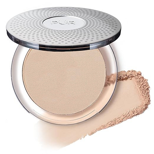 PUR Beauty 4-in-1 Pressed Mineral Makeup Powder Foundation with SPF 15 - Concealer & Finishing Co... | Amazon (US)