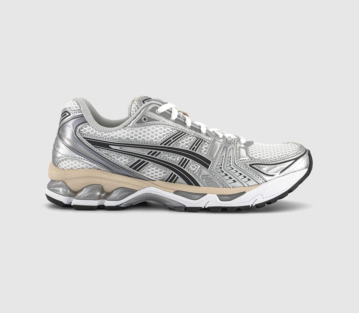 Asics Women's Gel-kayano 14 Trainers White Graphite Grey, 6.5 | Office Shoes (UK)