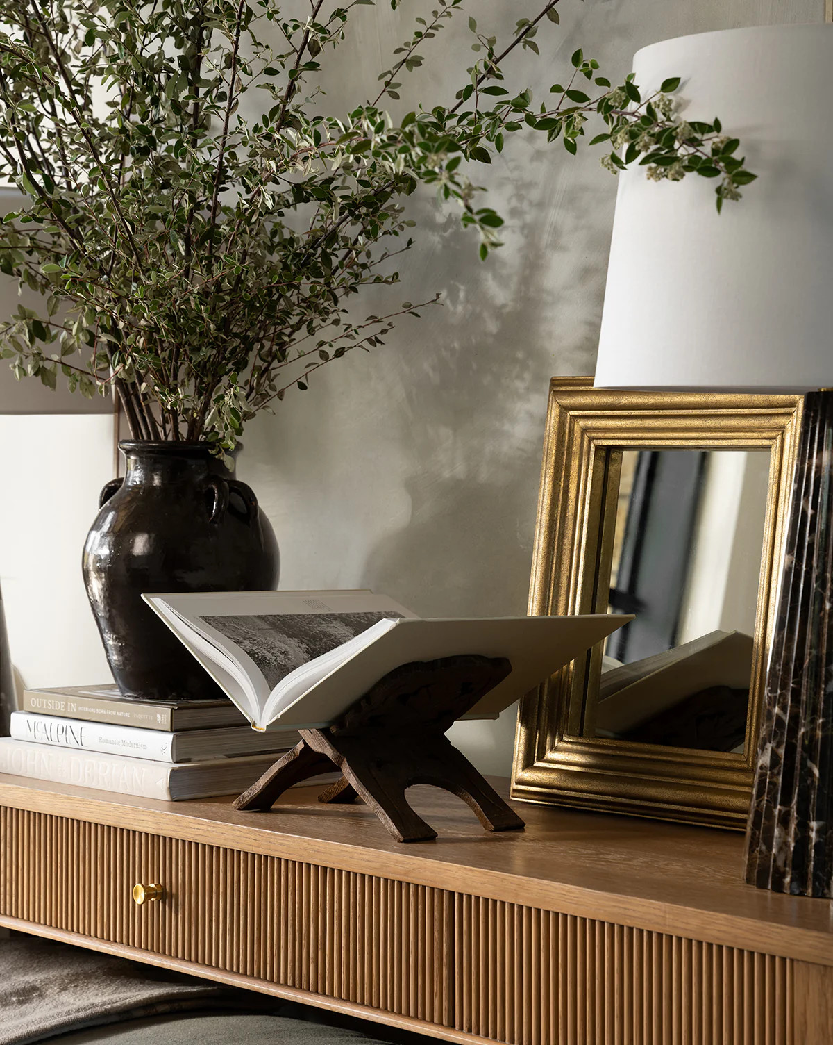 Reclaimed Wood Book Stand | McGee & Co. (US)