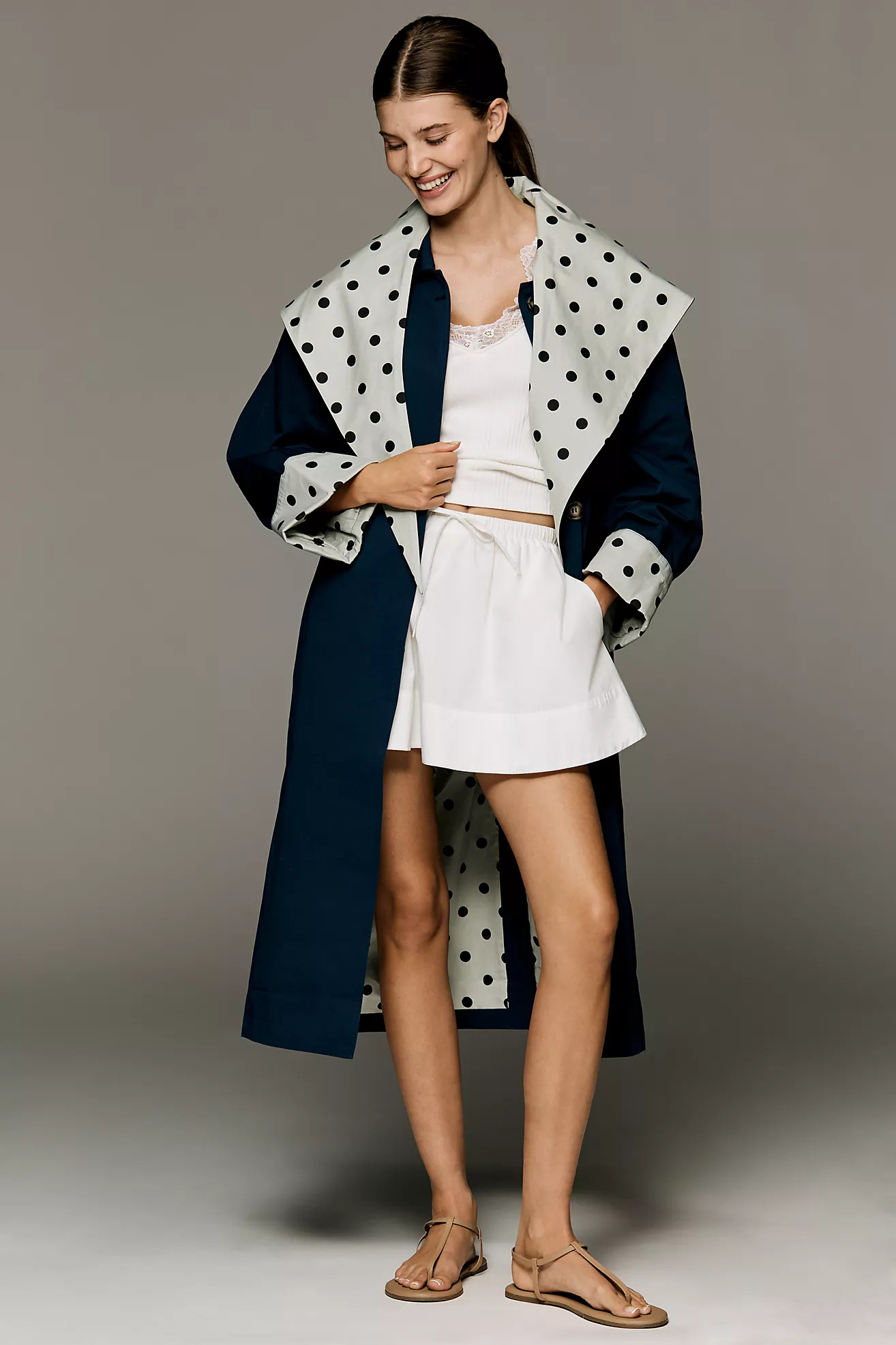 Lisa Says Gah Olson Caped Trench Coat | Anthropologie (US)