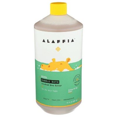 Alaffia Everyday Shea Baby Bubble Bath Eucalyptus Mint - 32 fl oz | Target