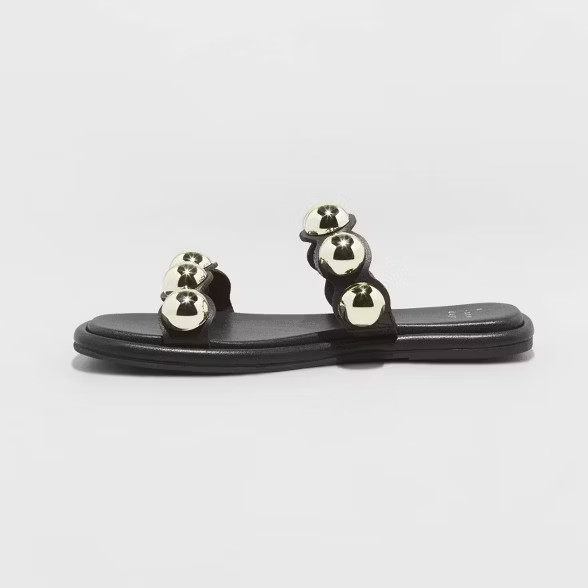 Women's Didi Embellished Slide Sandals - A New Day™ | Target