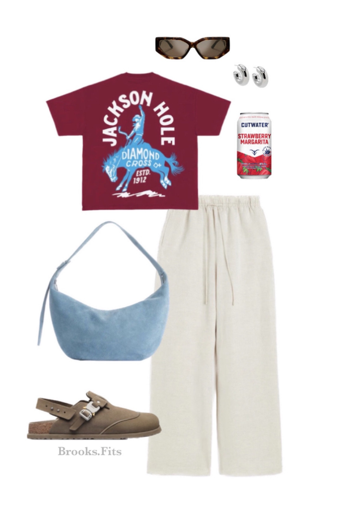 4th of July outfit 
Tee - Diamond Cross Ranch 
Bag - ARKET

#LTKfit #LTKSeasonal #LTKFind