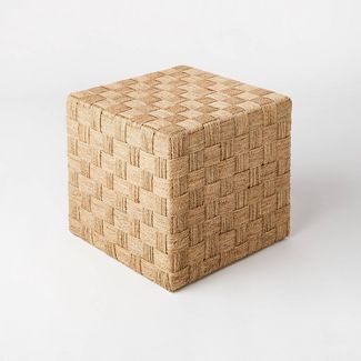 Lynwood Checkerboard Woven Cube - Threshold™ designed with Studio McGee | Target