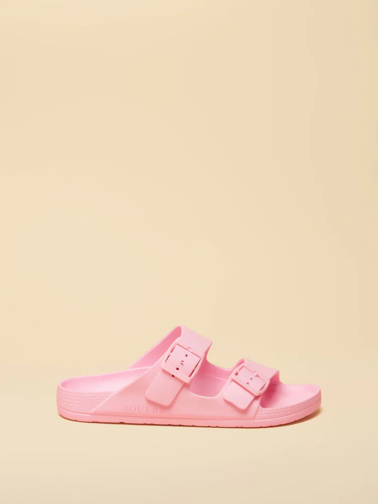 Buy Joules Sunseeker Light Pink EVA Double Buckle Sliders from Next Belgium | Next EU