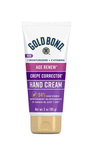 Gold Bond Age Renew Crepe Corrector Hand Cream, Replenishing & Smoothing Formula, 3 oz. | Amazon (US)