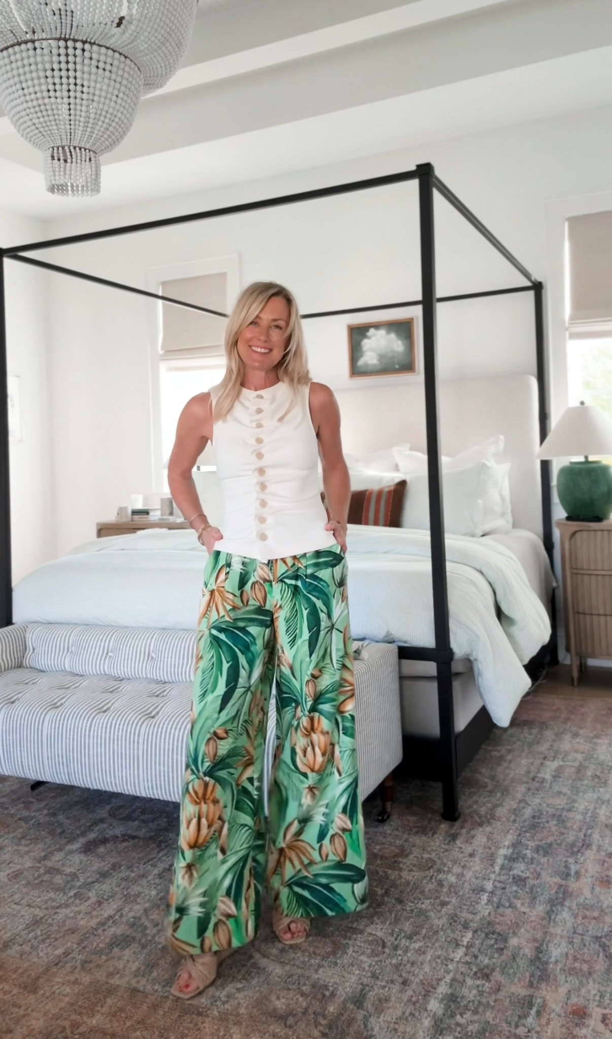 My Anthro Code is Live! Save 20% with code: CASSIE20 from March 6-9th!

Top: XS (size up if in between)
Pants: XS (size down)

#LTKOver40 #LTKSaleAlert #LTKSeasonal