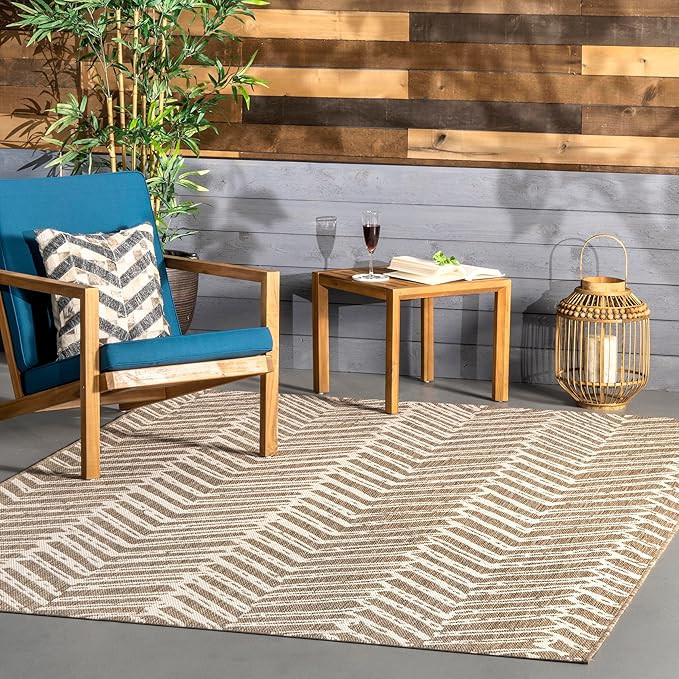nuLOOM 6' x 9' Outdoor Performance Area Rug, OEKO-TEX Certified, Weather Resistant, High Traffic,... | Amazon (US)