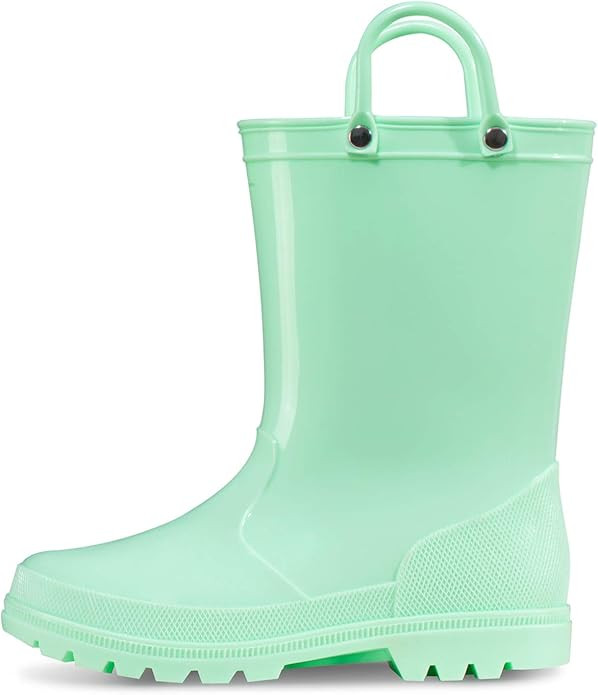 K KomForme Kids Rain Boots, Toddler Girls & Boys Rain Boots Waterproof Memory Foam Insole and Eas... | Amazon (US)