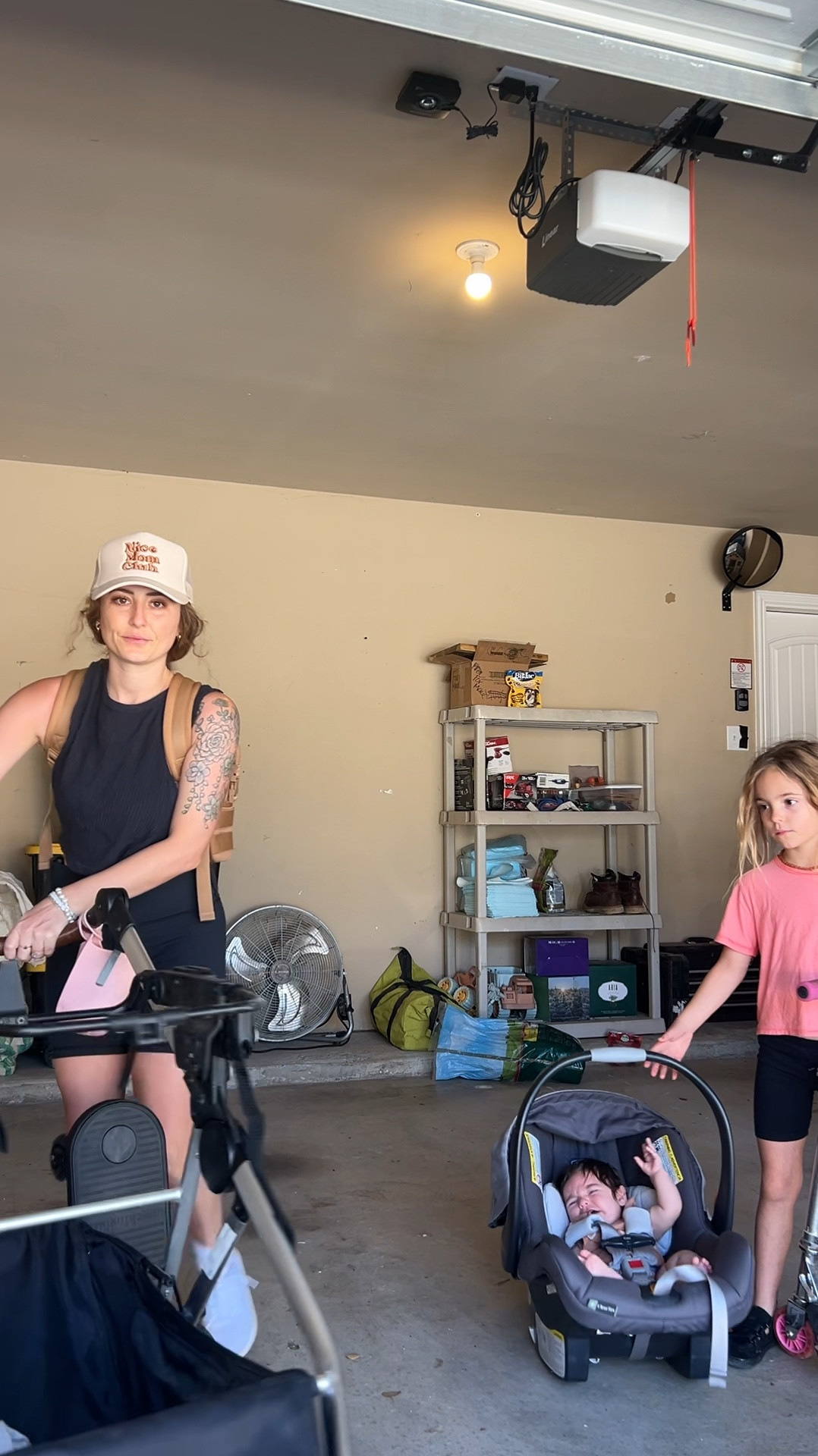 My exact stroller set up! 