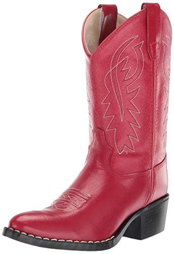 Old West Boots Girl's J Toe Western Boot (Toddler/Little Kid) Red 11 Little Kid M | Amazon (US)