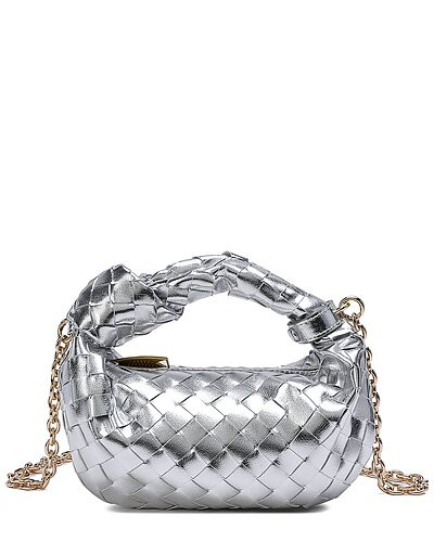 Woven Leather Knot Handle Crossbody | Gilt & Gilt City