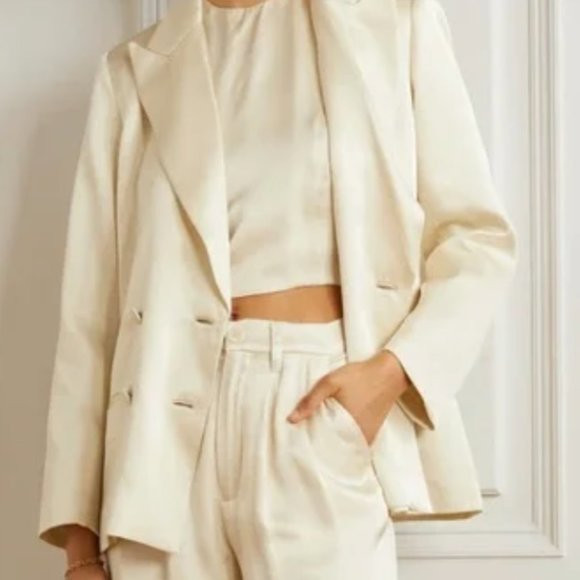 ANINE BING Donne Silk Blazer (NWT) | Poshmark