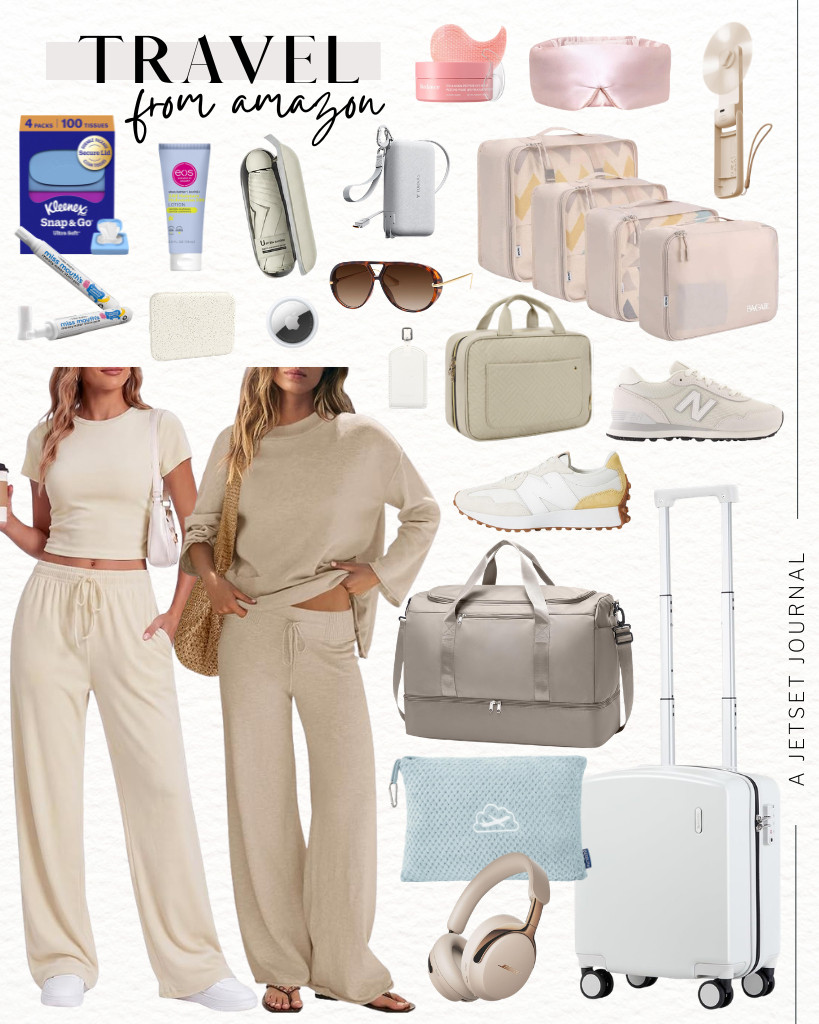 Here’s what our jetset crew has been waiting for! This week’s Amazon Travel Finds are here! Let’s start with Hanke’s small carry-on luggage and a travel duffel bag, both perfect for short trips. These two-piece sets from Yanekop and LanGui are stylish travel outfits to try. Also, packing and organizing can be a breeze with the BAGSMART toiletry bag and BAGAIL packing cubes.

#LTKSeasonal #LTKSaleAlert #LTKTravel
 

 