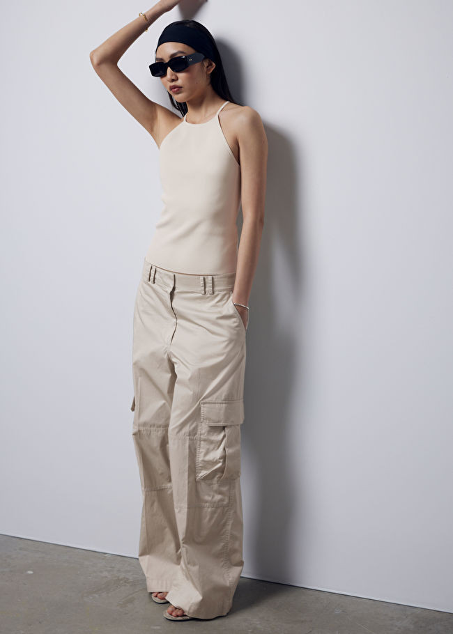 Criss-Cross Halterneck Top | & Other Stories US