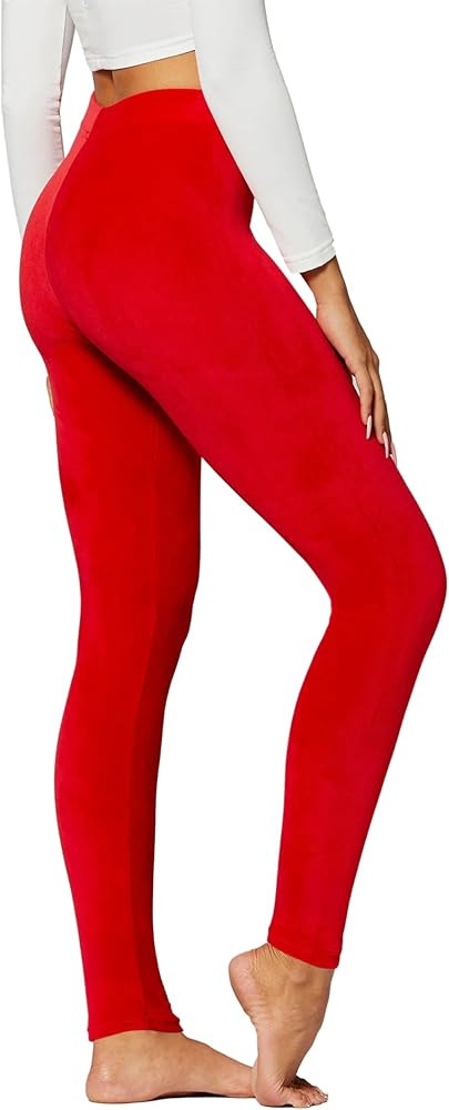 Conceited Luxe Leggings – Velvet or Vegan Leather (Plus Size Available) | Amazon (US)