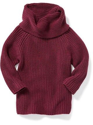 Old Navy Cowl Neck Sweater For Toddler Size 12-18 M - Dark red | Old Navy US