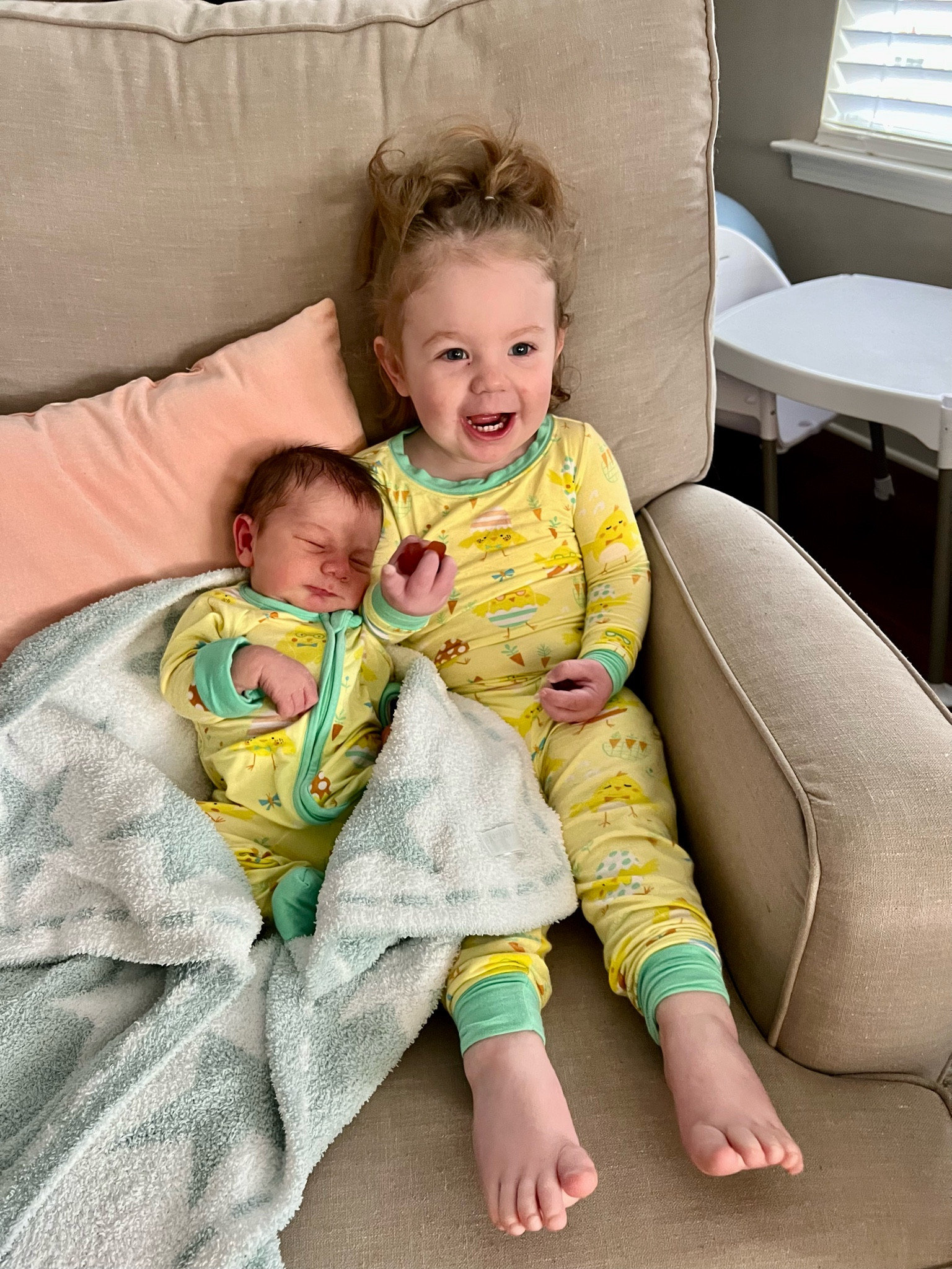 Bamboo pajamas 
Matching sibling pajamas 