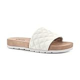 CLIFFS BY WHITE MOUNTAIN Tiptop Women's Slide Sandal, Buttercream/Smooth, 6.5 M | Amazon (US)