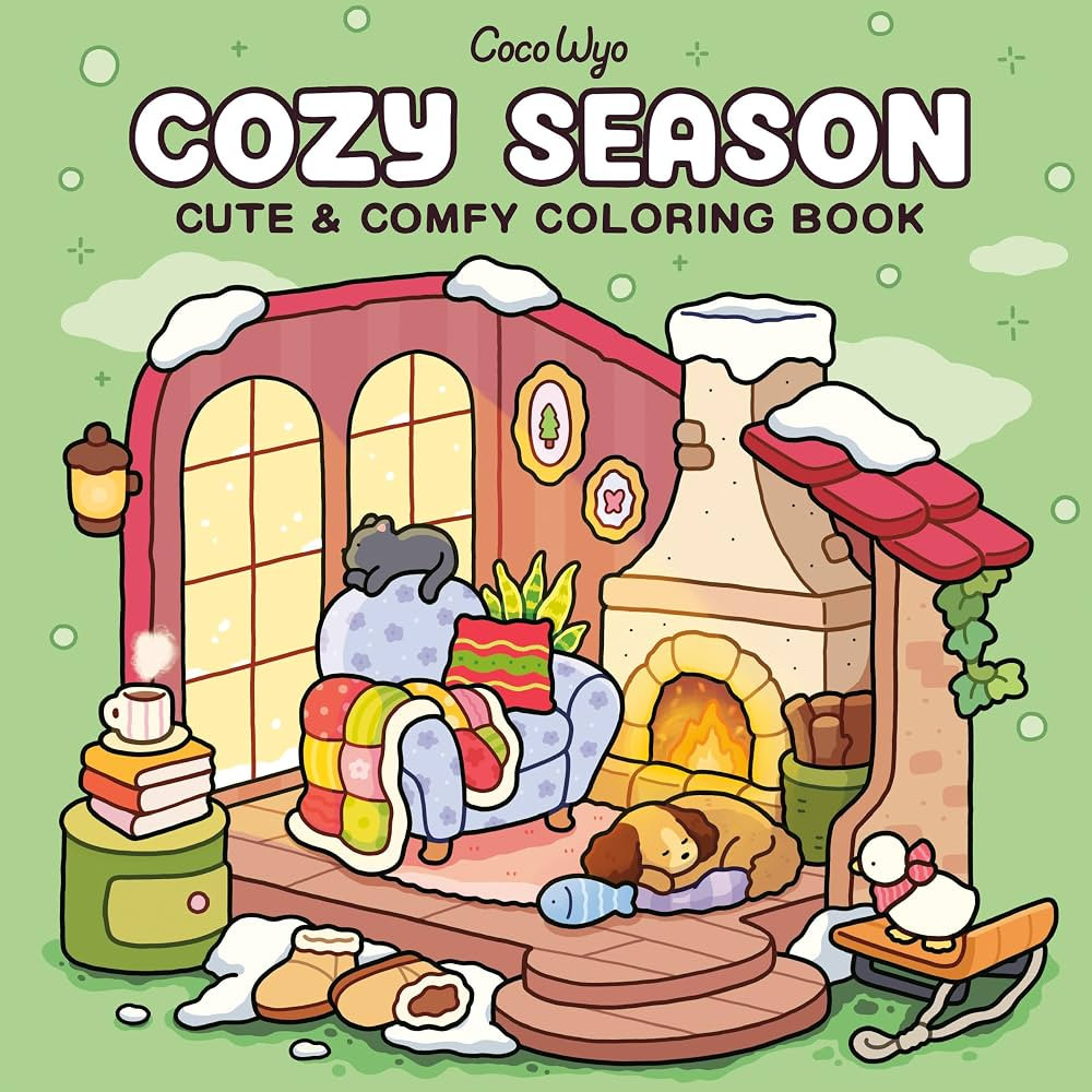 Cozy Season: Coloring Book for Adults and Kids (Cozy Spaces Coloring) | Amazon (US)