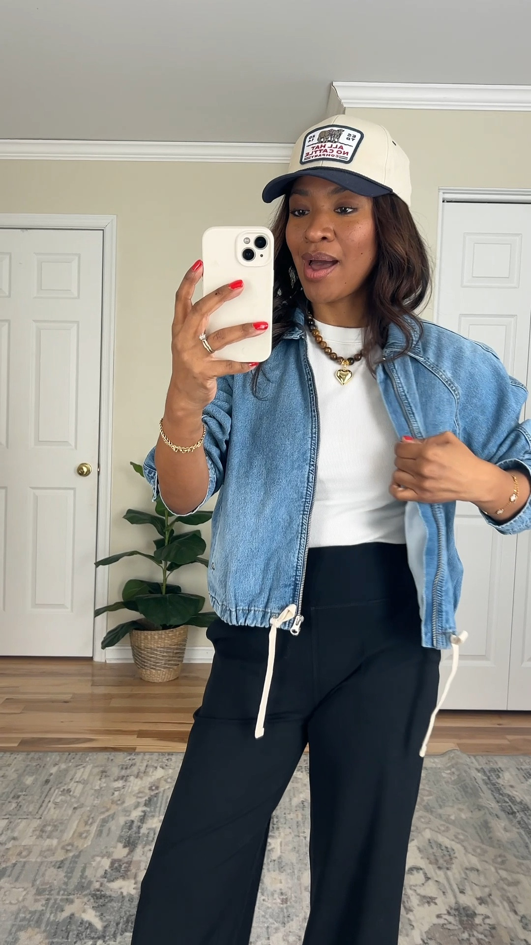 Walmart jacket! Amazon pants! One of my favorite outfits as of late! 

#ltkover40 #ltkootd