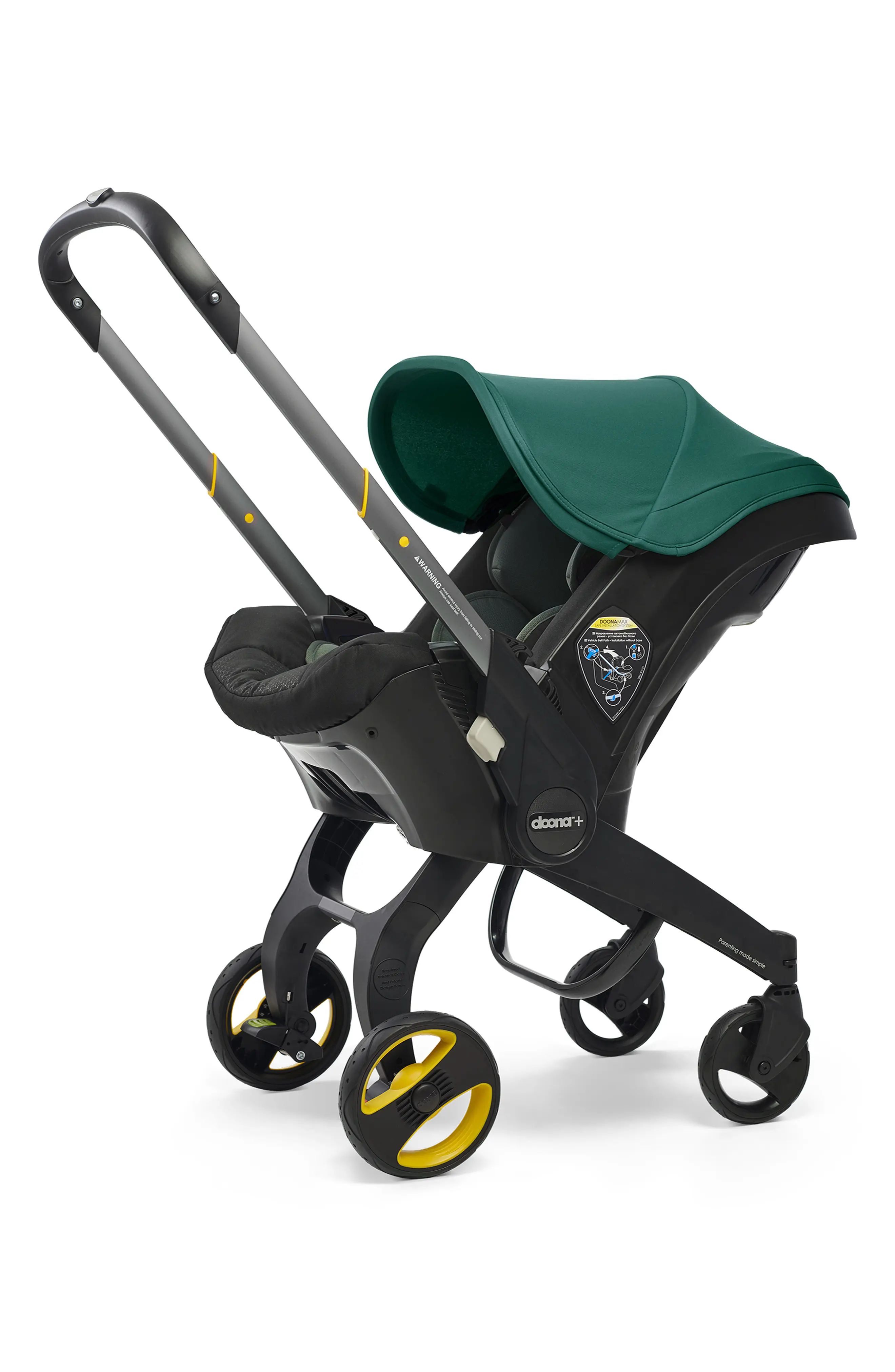 Infant Doona Convertible Infant Car Seat/compact Stroller System With Base, Size One Size - Green | Nordstrom