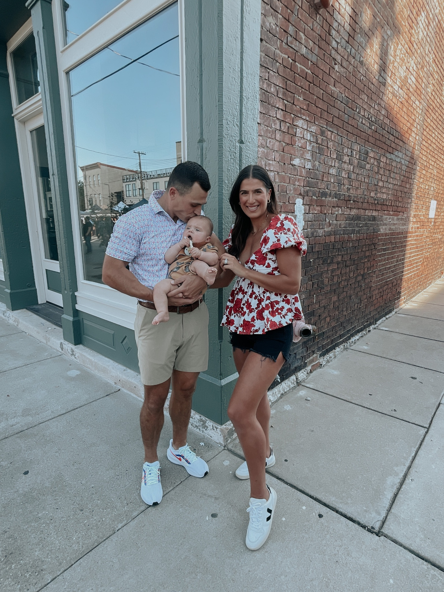 Sunday funday outfit, floral top, baby onesie // use code GRACE15 for 15% off

#LTKSeasonal #LTKbaby #LTKfamily