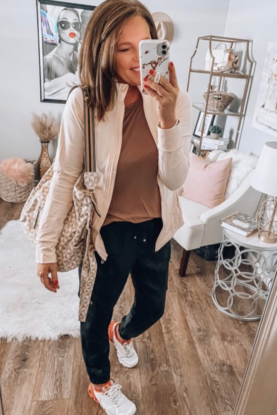 ON Cloudflyer sneakers, tencel joggers, Fabletics activewear jacket, muscle tank, convertible backpack 

Athletics, athletic wear, athleisure outfit, jogger outfits, weekend outfit, Amazon fashion, Amazon finds, fashion over 40, casual outfits, gym outfit, running sneakers 

#LTKsalealert #LTKfit #LTKunder50