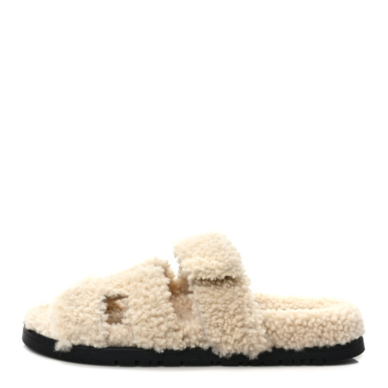 Woolskin Womens Chypre Sandals 35 Ecru | FASHIONPHILE (US)