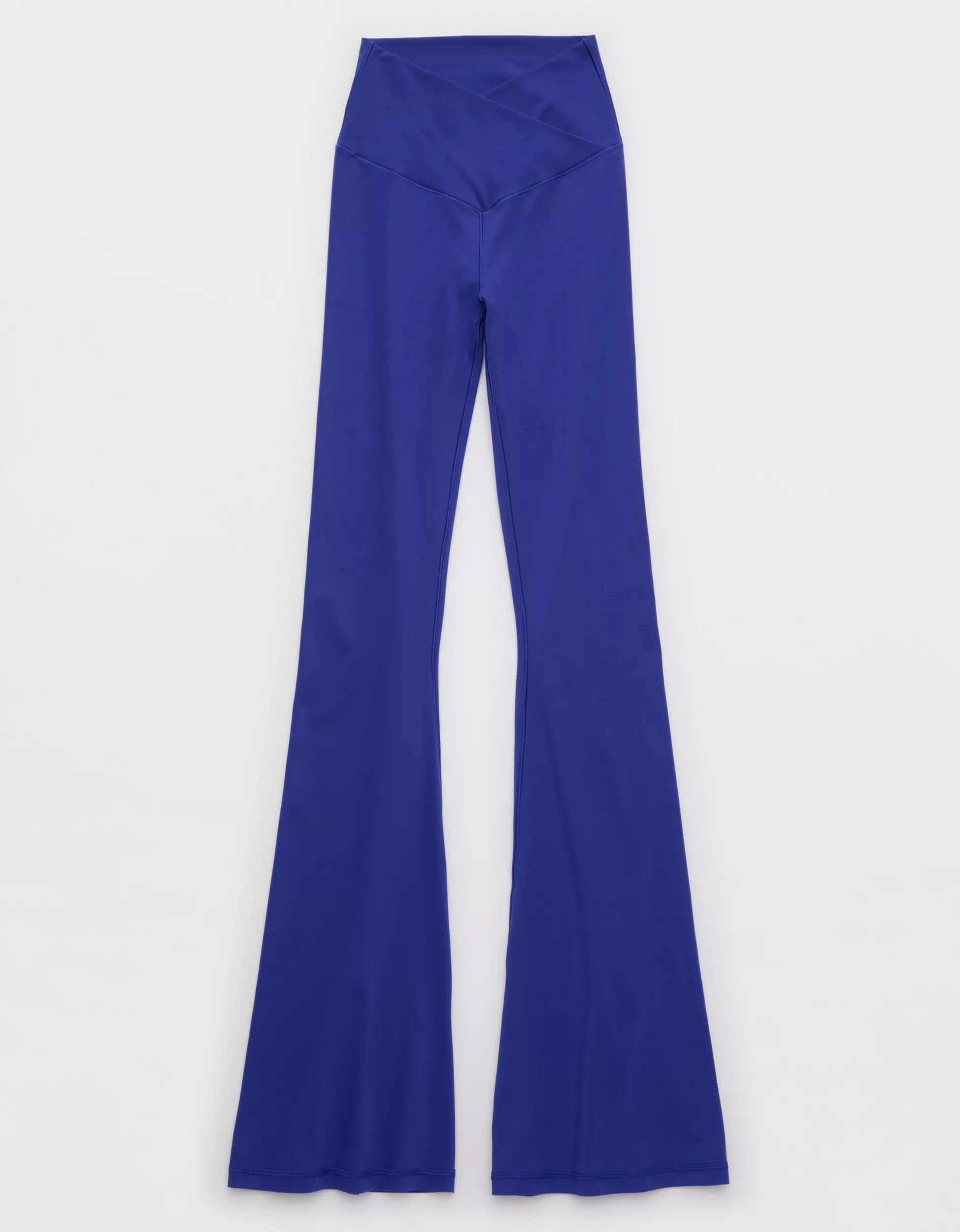 OFFLINE By Aerie Real Me High Waisted Crossover Flare Legging | Aerie