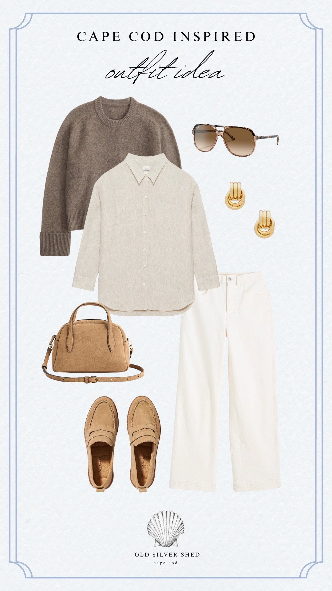 A simple outfit idea to take you from summer to fall, inspired by the Cape 🤍 These pieces are classic staples in every wardrobe, from a cozy crewneck sweater to a button—up linen shirt...

#LTKFindsUnder100 #LTKStyleTip #LTKShoeCrush